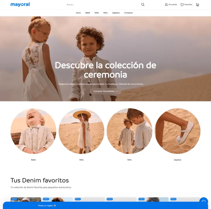 Tienda online de Mayoral